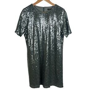 Boohoo Sequin Mini Party Dress Women's‎ Size 6 Cocktail Lined Sparkly Glam